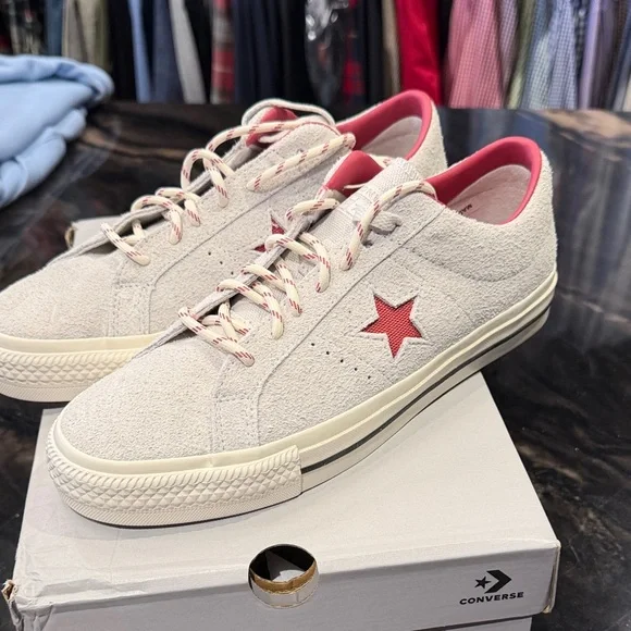 Converse Kids Sneakers - Red and White - Picture 4 of 5